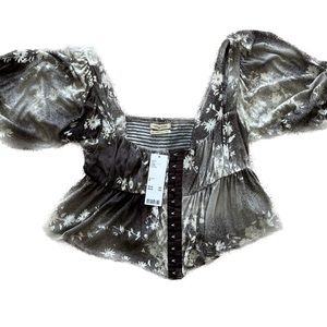 NWT Urban Outfitters cropped corset top Size M